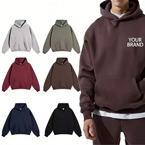 Sudaderas con Capucha de Otoño Personalizadas al por Mayor de Alta Calidad, Sudaderas con Capucha de Algodón Suave de Color Liso para Hombre, de Manga Regular, Forradas y Ecológicas - Product Image 1
