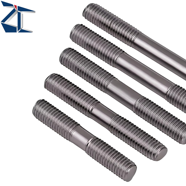 ZC Stainless Steel Double Headed Bolts Connecting Extended Screw Studs Double End Threaded Stud Screw Bolt