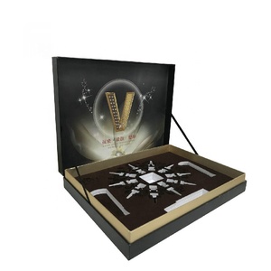 Luxury Book Style Rigid Cardboard Box Skin Care Cosmetic Gift Packaging Box With Foam Insert