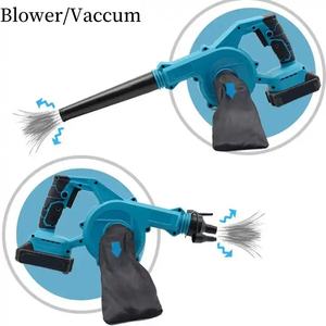 Souffleur et Aspirateur 2-en-1 21V à Batterie Lithium pour Jardin, Machine à Souffler les Feuilles, Collecteur d'Aspiration en Plastique pour Bricolage - Product Image 3