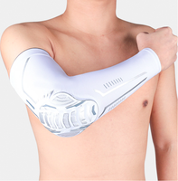 Manchon de compression élastique pour le bras, antidérapant, pour le sport, le cyclisme et l'exercice, avec logo, vente en gros