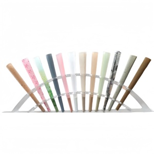 100% Organic Custom Logo 1 1/4 Rolling Smell Child Proof Natural Brown Raw <b>Papers</b> Cones Rizlas <b>Rolls</b> <b>Wraps</b> with Tips - Product Image 3