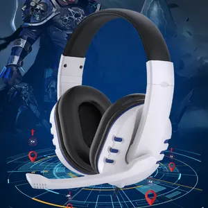 Untuk Sony Playstation 5 Headphone Headset berkabel dengan 3D Surround untuk PS5/PS4/PC // Switch/X-BOX Aksesori Game