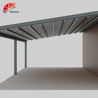 Hanrui personnalisé Auvent Pour cadre en aluminium Pergola Toile Toile Tissu Auvent Couverture rétractable Toit motorisé