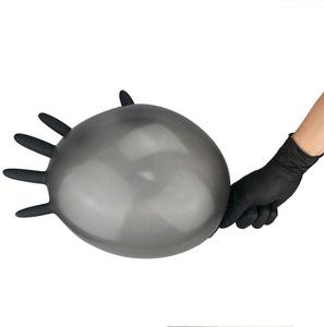 قفازات من الشركة المصنعة XINGYU ، قفاز أسود يمكن التخلص منه مسحوق النتريل ، قفاز عمل مجاني للاستعمال مرة واحدة - Product Image 3