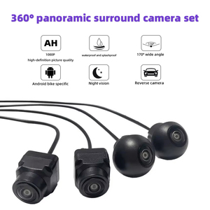 Cámara de Reversa Universal con Vista Envolvente de <span class=keywords><strong>360</strong></span> Grados, AHD 720P, Impermeable, con Detección de Líneas de Estacionamiento para Reproductor de Radio Android para Automóvil - Product Image 2