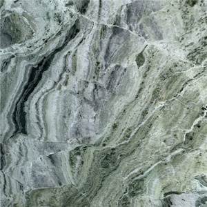 Piastrelle in lastre di marmo verde bianco di alta qualità in fabbrica di piastrelle lucidate in marmo verde giada ghiaccio piano da parete progetti tecnici naturali - Product Image 4