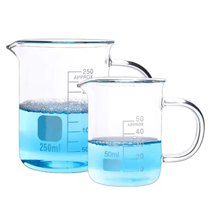 Vaso de Laboratorio de Vidrio Borosilicato 3.3 Graduado, Resistente al Calor, con Asa, 250 ml - Product Image 2