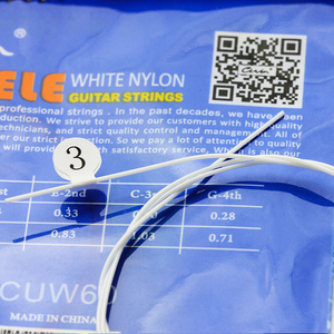 Hot bán bền <span class=keywords><strong>Ukulele</strong></span> accessoriestension ổn định Trắng Nylon phổ <span class=keywords><strong>Ukulele</strong></span> <span class=keywords><strong>Strings</strong></span> 4 String Set - Product Image 4