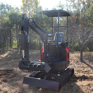 Excavadora de cadenas Somate con martillo rompedor, garra y cucharón, radio de giro corto, motor de 8-18.6KW, alta eficiencia para uso agrícola y de demolición - Product Image 2
