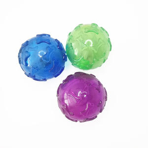 Sıcak satmak Led ışık Pet oyuncaklar TPR oyuncaklar Pet Squeak <span class=keywords><strong>Light</strong></span> <span class=keywords><strong>Up</strong></span> köpek topu oyuncaklar köpekler için yavru - Product Image 3