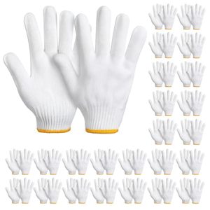 Gants de travail de sécurité en coton tricoté et polyester, vente en gros d'usine, pas chers - Product Image 1