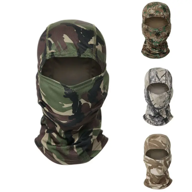 Men Outdoor Sport Cycling Full Face Camouflage Tactical Balaclava Fishing Camping Mask Face Scarf Balaclava a ski mask