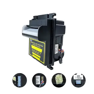 TOP TB74 Bill Acceptor Game Machine Amusement Machine Laser Cutting Machines Black PVC 12V 1KG