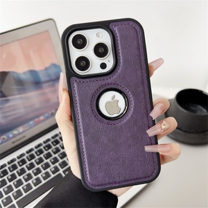 เคสโทรศัพท์หนัง PU บางเฉียบสำหรับ iPhone 17 Air 16 Pro Max 14 13 12 พร้อมช่องโลโก้ กันกระแทก ป้องกันรอยขีดข่วน ดีไซน์ธุรกิจ - Product Image 6