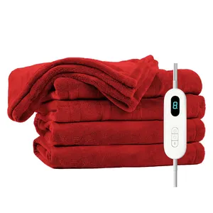 New Style High Quality Red Electric Overblanket Women Birthday Best Gift Warm Body