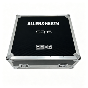 กล่องใส่เครื่องผสมเสียงดิจิตอลแบบพกพาคุณภาพสูง OEM สำหรับ <span class=keywords><strong>Allen</strong></span>&<span class=keywords><strong>Heath</strong></span> <span class=keywords><strong>SQ6</strong></span> พร้อมหูหิ้ว 4 จุดและฐานยาง - Product Image 3