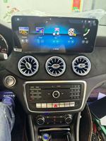 Autoradio Android 14 de 12,3 pouces, Snapdragon 665, Carplay sans fil, GPS Navi pour W176 W117 2012 2014