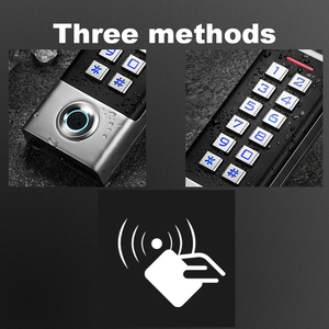 터치 스크린 IDIC 카드 리더기가있는 방수 ID 키패드 입력 제어판 전기 타격 자기 잠금 호환 인쇄 손가락 - Product Image 3