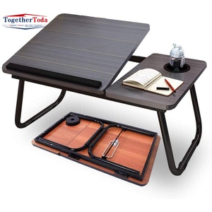 Mesa Plegable Portátil Ajustable, Económica y Resistente, para Comer y Estudiar en la Cama, Ideal para Dormitorios Familiares - Product Image 1