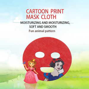 Y154-15 Maschera Facciale in Tessuto di Fibra Vegetale con Stampa Personalizzata di Personaggi <span class=keywords><strong>Cartoon</strong></span> Animali Divertenti e Carini - Product Image 5