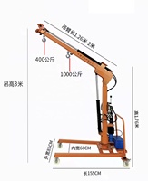 Petit atelier Mobile moteur grue personnalisable Mini grue ascenseur voiture réparation nouvelle usine personnalisable atelier grue câble métallique