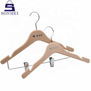 Cintre de <span class=keywords><strong>robe</strong></span> de mariée en velours, coloré, robuste, chemise suspendue, - Product Image 3