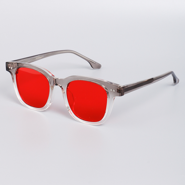 28013 Retro TR90 Optical Yellow Red Orange FL41 PC Lens Diamond Face Designer Custom Logo Unisex Fashionable Blue Light Blocking