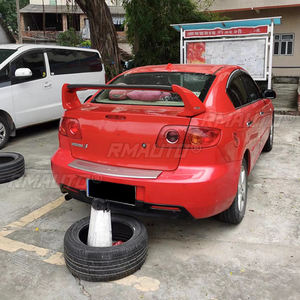 Alerón para Mazda 3 2006 07 2008 09 2010 11 2012 2013, Material ABS, Aspecto de Fibra de Carbono, Alerón Trasero, Accesorios Deportivos, Kit de Carrocería - Product Image 3