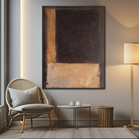 Décor de maison toile neutre moderne Wabi Sabi peintures abstraites peintes à la main Art mural vintage texturé