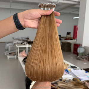 Extensiones de Cabello Ruso Doble Trama 100% Humano Remy con Nano Beads, Puntas Nano Invisibles, Extensiones de Cabello con Anillos Nano Naturales - Product Image 1