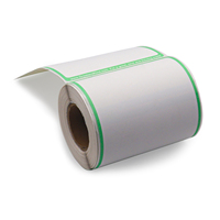 Autocollants thermiques compostables biodégradables personnalisés de 4*6 pouces, respectueux de l'environnement, étiquettes pour imprimante thermique directe