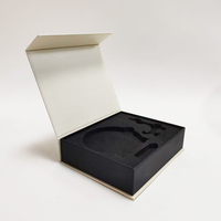 Boîte magnétique en gros, carton gris 157 g/m² 1000 g/m² |   Boîte d'insertion en EVA noir haute densité |   Usine de boîtes rigides pliables imprimées sur mesure
