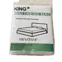 Plastic Mattress Bag Folding Queen Full Mattress Storage Bag For Moving And Storage Mattress Protection