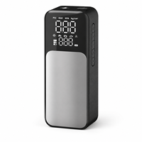 Compresseur d'air portable pour pneus 6000mAh, pompe électrique rechargeable 150PSI avec double affichage numérique LED