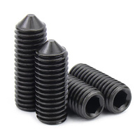 Vis de réglage à pointe conique en acier inoxydable M8, boulon M6 M10, accessoires de quincaillerie, vis de réglage à douille hexagonale