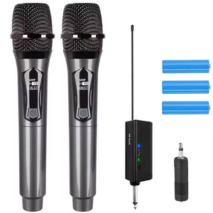 Handheld Family KTV Karaoke Mic <b>Microphone</b> Professional Performance Multifunctional Wireless UHF <b>Microphone</b> - Product Image 1