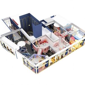 Équipement de terrain de jeu intérieur en PVC NINIX, modèle NNX-97, couleur personnalisée, pour usage familial et maternelle, château gonflable, trampoline, centre de jeux - Product Image 6