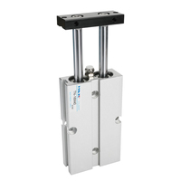Cilindro Neumático de Doble Varilla y Doble Eje TDA con Cuerpo de Aluminio para Motor