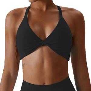 Soutien-gorge de sport léger et respirant pour femme, dos croisé, idéal pour le yoga, le fitness et la course à pied - Product Image 4