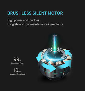 カスタマイズされた筋肉療法のための複数のアタッチメントを備えたDARIUSプロフェッショナルマッサージガン - Product Image 3