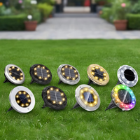 Lampe de jardin solaire à LED, étanche IP44, style plante, avec batterie intégrée, à brancher dans le sol, certifiée CE