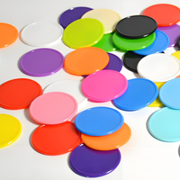 Rond double face impression personnalisée récompense arcade fête événement jeton de pièce en plastique avec numéro