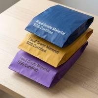 Sachet refermable personnalisé imprimé, en PE dépoli de qualité alimentaire, avec fenêtre, pour le stockage de bonbons, de snacks et de noix