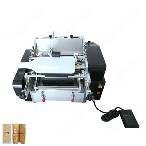 HYT-81100 Semi-automatic Table Top Cold Wet Glue Labeler For Ackees Round Tin Cans | Round tin cans label applicator | hengyuan