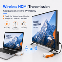 Kit de Transmisión Inalámbrica HD USB-C para Teléfono, Computadora Portátil, a TV, Monitor, Proyector, Video y Audio de 1080P con Señal Estable de 50M