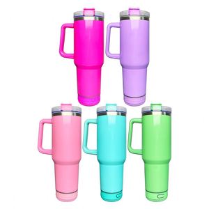 Custom LogoBulk Double Walled Stainless Steel Handgrip 40Oz Speaker Tumbler for Sublimation Printing - Product Image 2