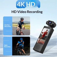 Caméra d'action équipée d'un écran, enregistrement audio et vidéo HD, anti-vibrations optique, photographie de nuit, caméscope portable pour utilisation en extérieur