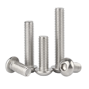 Tornillos Allen de Cabeza Hexagonal con Rosca <span class=keywords><strong>M2</strong></span> M3 M4 M5 M6 M8 M10, Acero Inoxidable A2-70, ISO7380, <span class=keywords><strong>Precio</strong></span> de Fábrica - Product Image 4