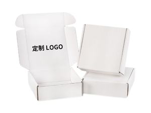 Hộp Thư màu trắng hộp sóng nhỏ màu trắng Vận chuyển hộp biểu tượng tùy chỉnh - Product Image 2